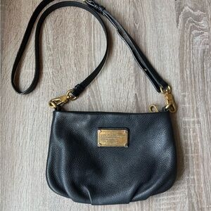 Marc Jacob’s Black Leather Crossbody Bag